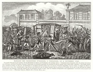 Massaker an den Gefangenen von Orléans, Versailles, Französische Revolution, 9. September 1792